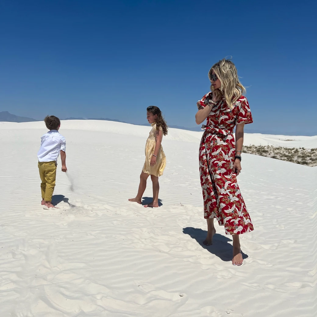 BURU Pink Label The Donna Day Gown - Red Crane 10 BURU Pink Label The Donna Day Gown - Red Crane