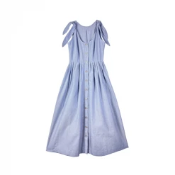 BURU Pink Label Le Scoop Dress - Blue Oxford 25 BURU Pink Label Le Scoop Dress - Blue Oxford