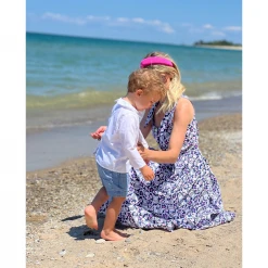 BURU Pink Label Le Scoop Dress - Fish Print