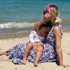 BURU Pink Label Le Scoop Dress - Fish Print