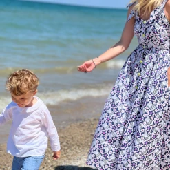 BURU Pink Label Le Scoop Dress - Fish Print