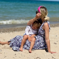 BURU Pink Label Le Scoop Dress - Fish Print