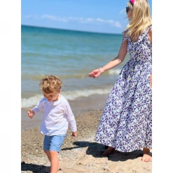 BURU Pink Label Le Scoop Dress - Fish Print