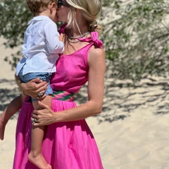 BURU Pink Label Le Scoop Dress - Hot Pink Clothing 14 BURU Pink Label Le Scoop Dress - Hot Pink Clothing