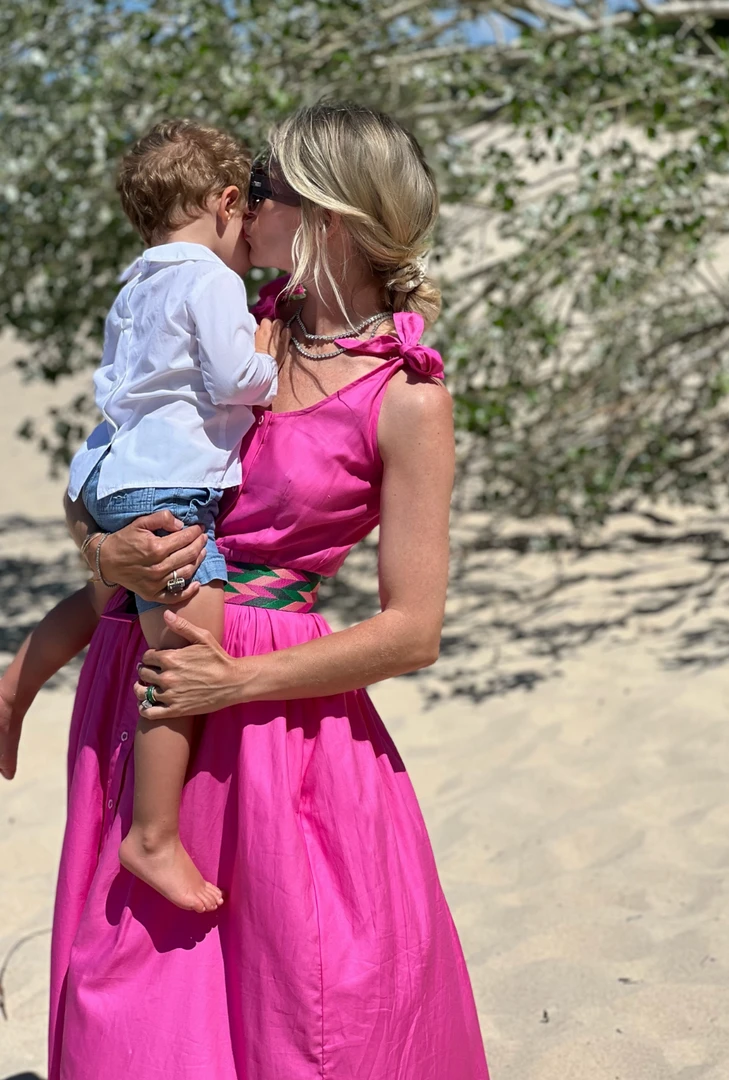 BURU Pink Label Le Scoop Dress - Hot Pink Clothing 5 BURU Pink Label Le Scoop Dress - Hot Pink Clothing