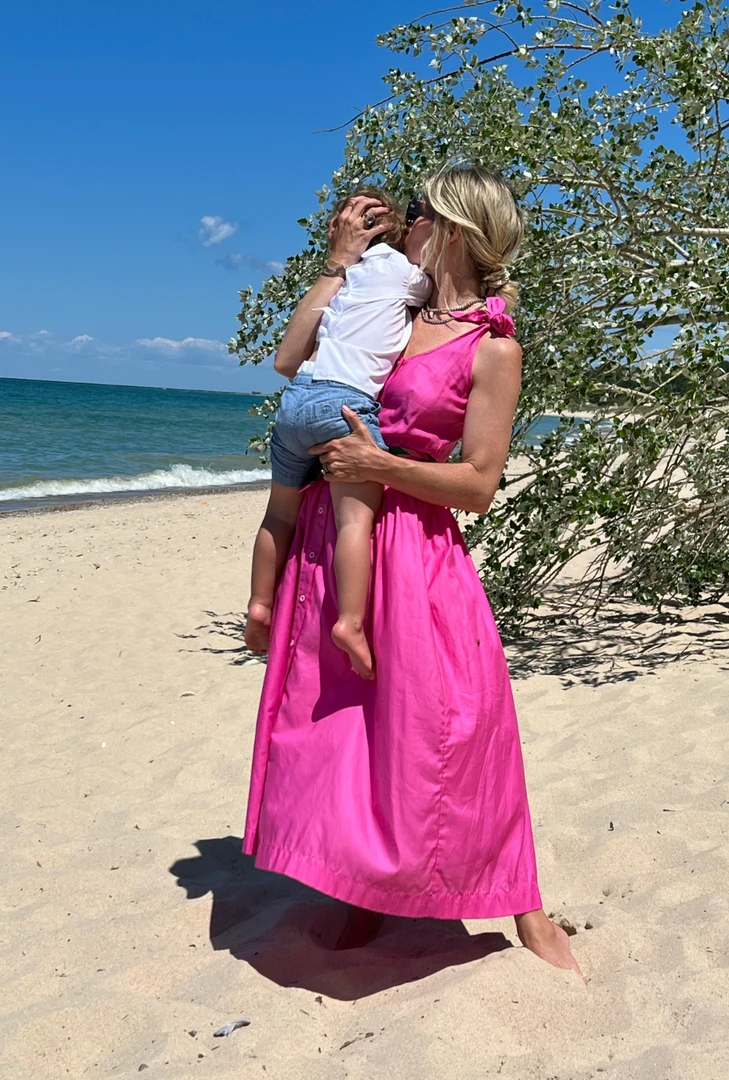 BURU Pink Label Le Scoop Dress - Hot Pink Clothing 4 BURU Pink Label Le Scoop Dress - Hot Pink Clothing