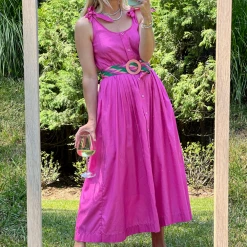 BURU Pink Label Le Scoop Dress - Hot Pink Clothing 15 BURU Pink Label Le Scoop Dress - Hot Pink Clothing