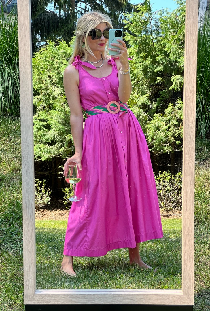 BURU Pink Label Le Scoop Dress - Hot Pink Clothing 6 BURU Pink Label Le Scoop Dress - Hot Pink Clothing