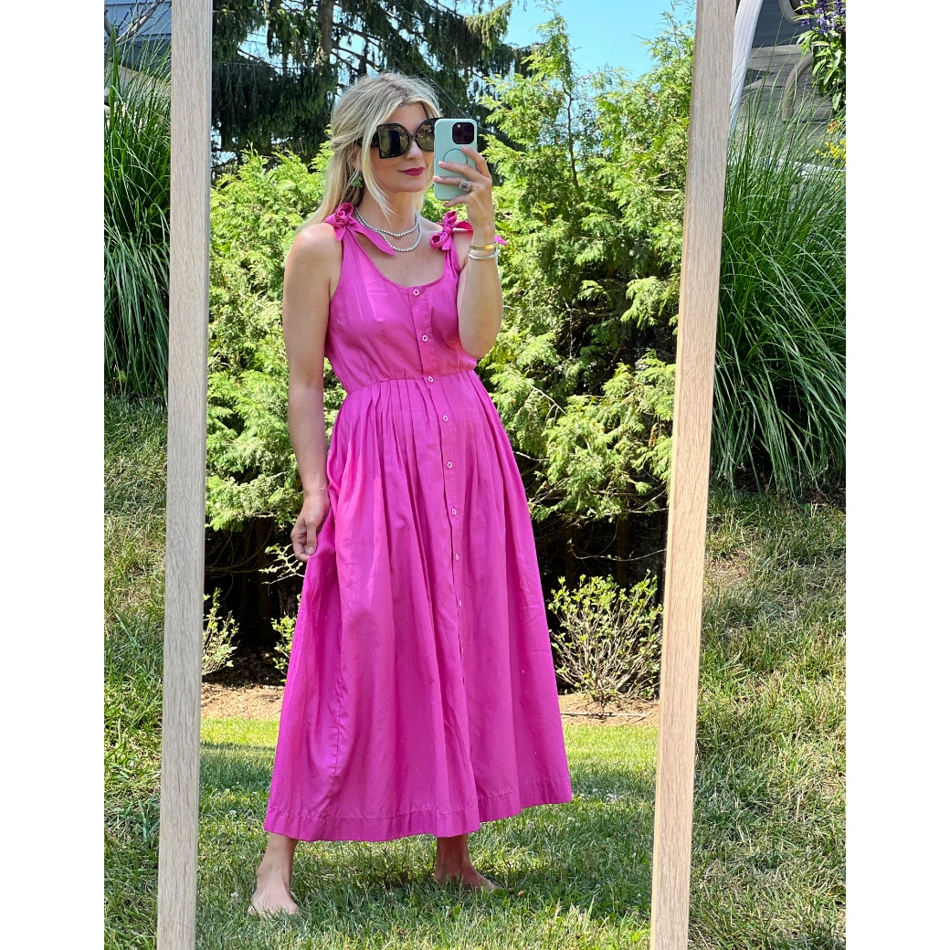 BURU Pink Label Le Scoop Dress - Hot Pink Clothing 11 BURU Pink Label Le Scoop Dress - Hot Pink Clothing