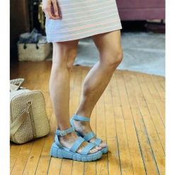 Buru Accessories Light As Air Strapped Sandals - Blue 14 Buru Accessories Light As Air Strapped Sandals - Blue