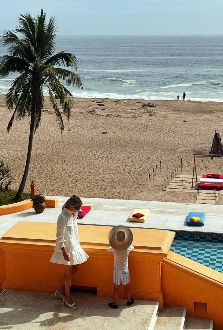 BURU White Label Smocked Waist Skirt - White Embroidery 15 BURU White Label Smocked Waist Skirt - White Embroidery