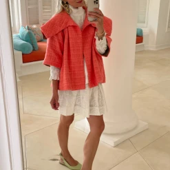 BURU White Label Smocked Waist Skirt - White Embroidery 28 BURU White Label Smocked Waist Skirt - White Embroidery