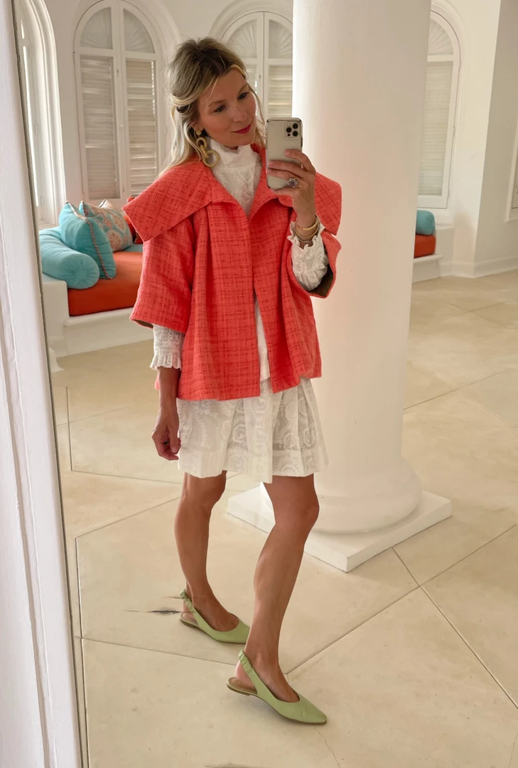 BURU White Label Long Sleeve Mod Top - White Embroidery 10 BURU White Label Long Sleeve Mod Top - White Embroidery