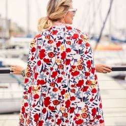 BURU White Label Mama Cape - Red Paisley 20 BURU White Label Mama Cape - Red Paisley