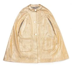 BURU White Label Mama Cape - Gold Tweed Tops