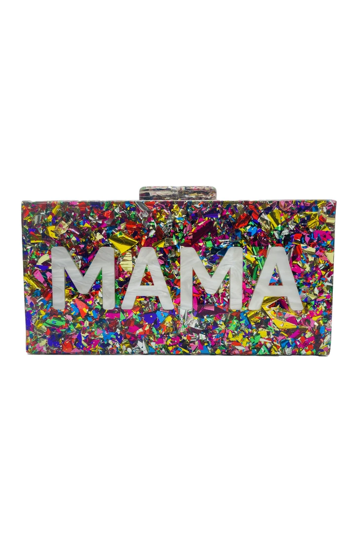 BURU Accessories Confetti MAMA Clutch - Rainbow 3 BURU Accessories Confetti MAMA Clutch - Rainbow