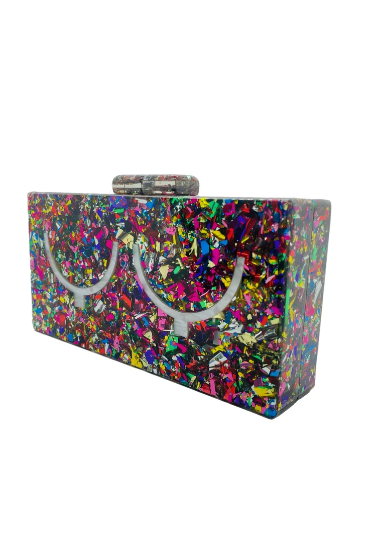 BURU Accessories Confetti MAMA Clutch - Rainbow 5 BURU Accessories Confetti MAMA Clutch - Rainbow