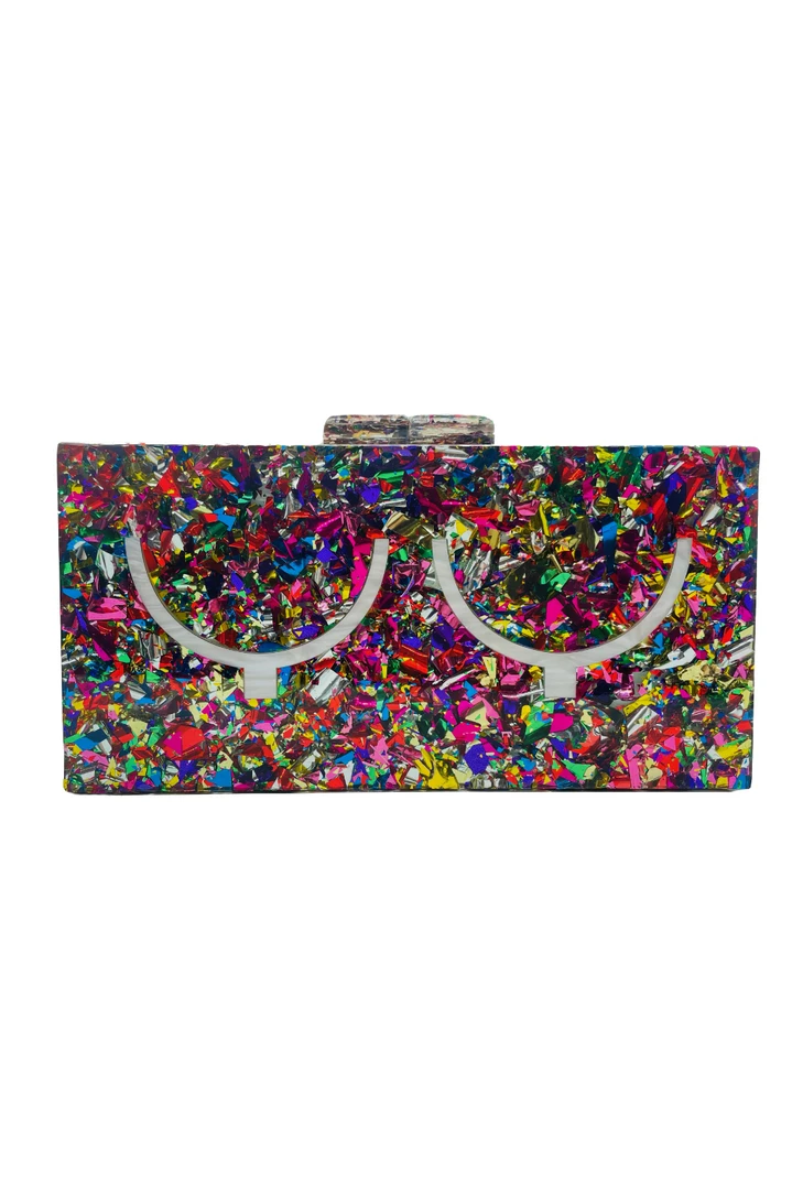 BURU Accessories Confetti MAMA Clutch - Rainbow 4 BURU Accessories Confetti MAMA Clutch - Rainbow