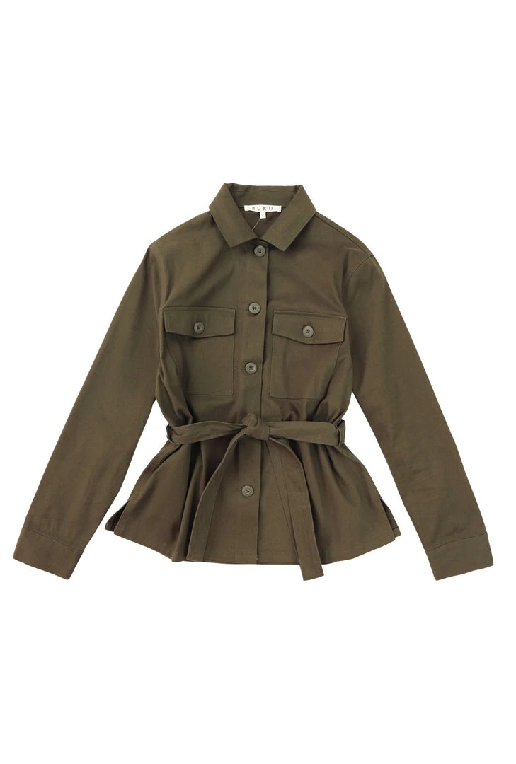 BURU White Label Military Jacket - Army - Final Sale 3 BURU White Label Military Jacket - Army - Final Sale