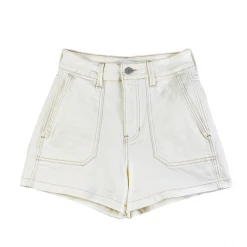 BURU White Label Clothing Sailor Denim Shorts - Off White