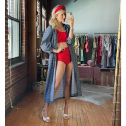 BURU White Label One Shoulder High Rise Bikini - Red Clothing