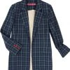 BURU Pink Label Clothing Open Blazer - Green Tartan 2 BURU Pink Label Clothing Open Blazer - Green Tartan