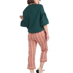 BURU White Label Clothing PJ Trousers - Brown Stripe