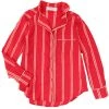 BURU White Label Clothing PJ Blouse - Red Stripe