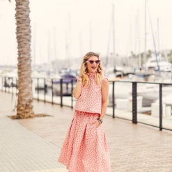 BURU White Label Paisley Party Skirt - Red Clothing