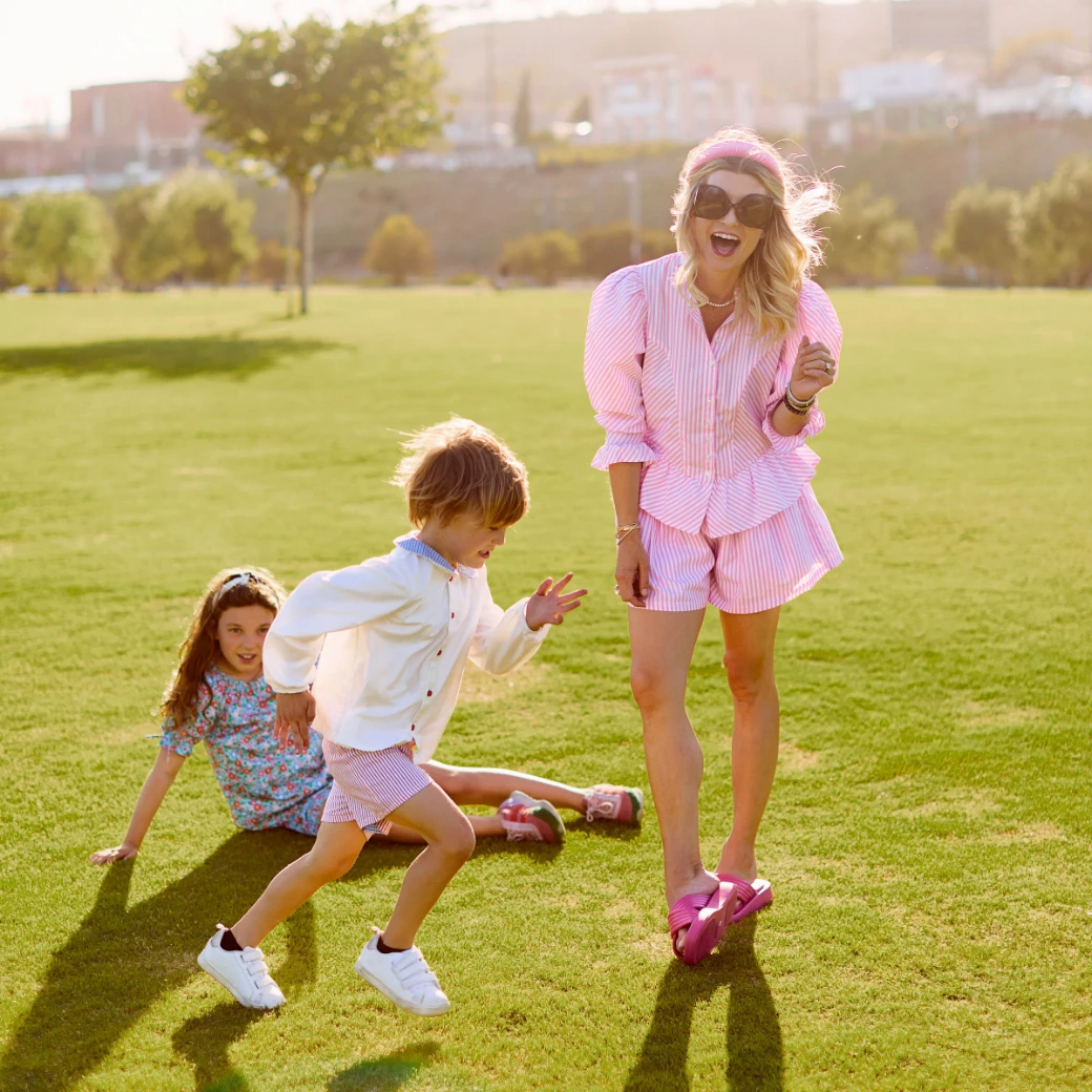 BURU White Label Peplum Puff Sleeve Button Down - Pink Stripe Clothing 11 BURU White Label Peplum Puff Sleeve Button Down - Pink Stripe Clothing