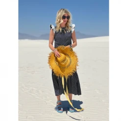 BURU Pink Label Placket Front Ruffle Maxi Dress - Black Polka Dot 21 BURU Pink Label Placket Front Ruffle Maxi Dress - Black Polka Dot