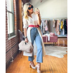 Buru Accessories Terry V Clutch - Taupe