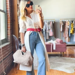 Buru Accessories Terry V Clutch - Taupe