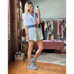 BURU Accessories Raffia Weekender Duffle - Natural