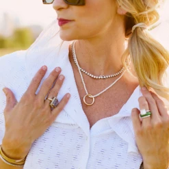 BURU Pink Label Ruffle Blouse -White Textured