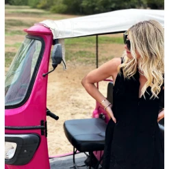 BURU Pink Label Clothing Ruffle Collar Midi Dress - Black Embroidery 30 BURU Pink Label Clothing Ruffle Collar Midi Dress - Black Embroidery