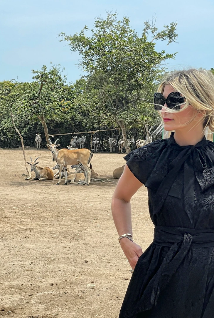 BURU Pink Label Clothing Ruffle Collar Midi Dress - Black Embroidery 5 BURU Pink Label Clothing Ruffle Collar Midi Dress - Black Embroidery