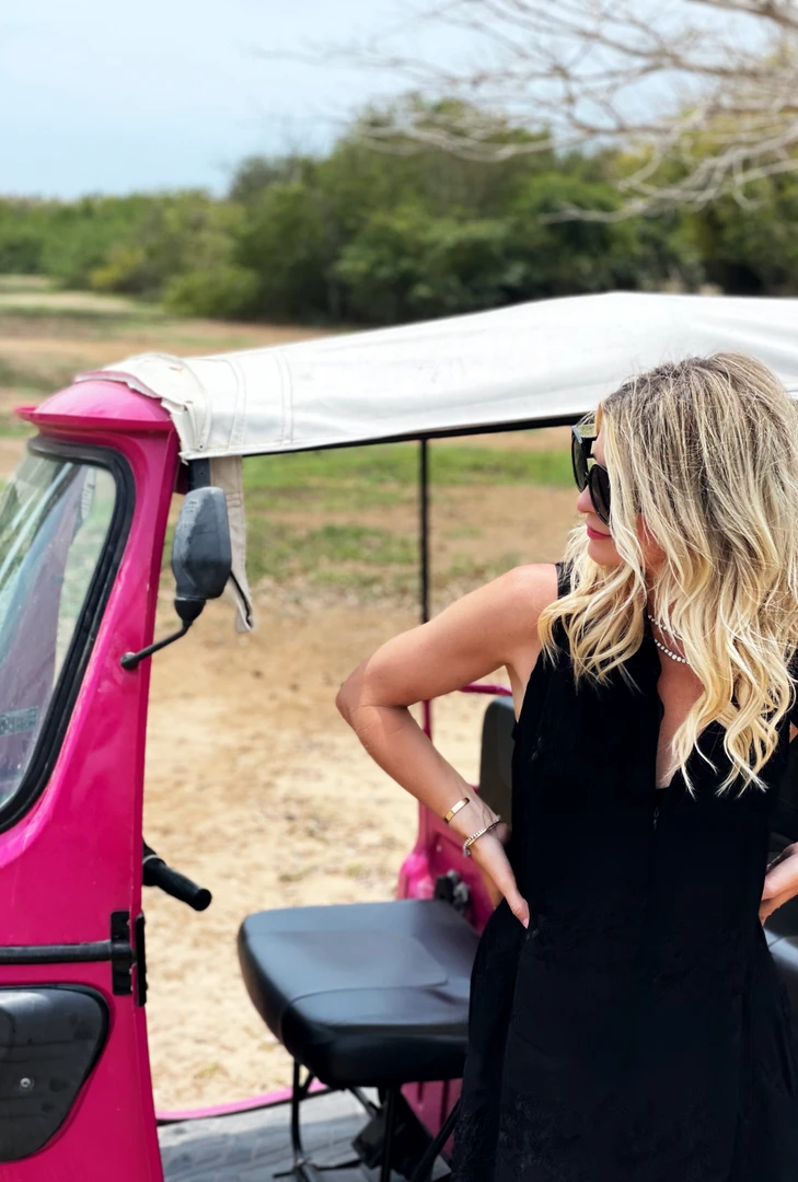 BURU Pink Label Clothing Ruffle Collar Midi Dress - Black Embroidery 8 BURU Pink Label Clothing Ruffle Collar Midi Dress - Black Embroidery