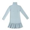 BURU White Label Side Zip Turtleneck Dress MINI - Pastel Blue