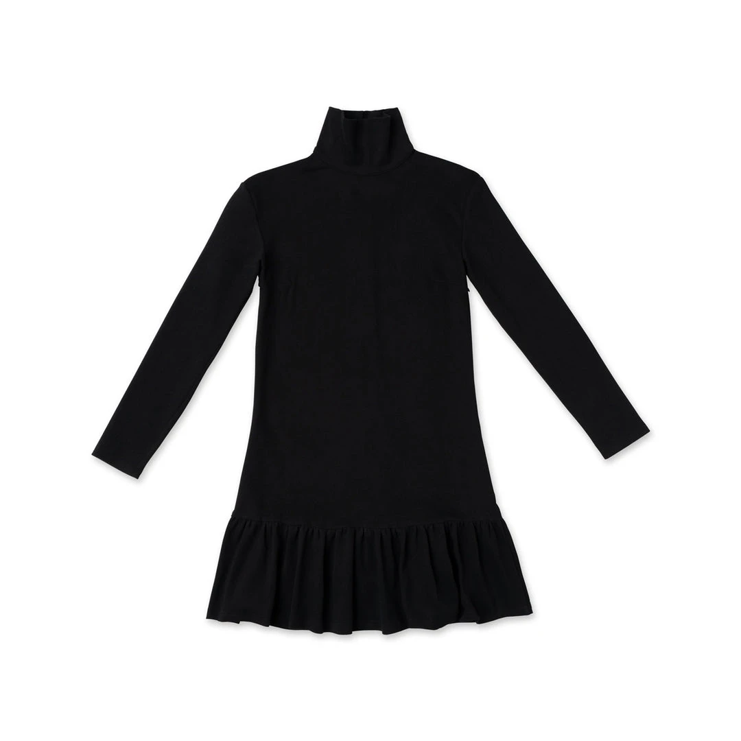 BURU White Label Clothing Side Zip Turtleneck Dress MINI - Black 6 BURU White Label Clothing Side Zip Turtleneck Dress MINI - Black