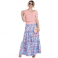 BURU White Label Clothing Scalloped Edge Sleeveless Sweater - Pink - Final Sale