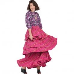 BURU White Label Button Sleeve Blouse - Purple Floral - Final Sale