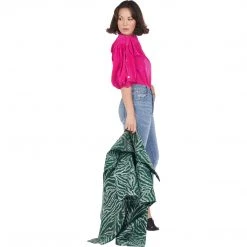 BURU White Label Clothing Button Sleeve Blouse - Fuchsia