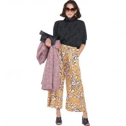 BURU White Label Clothing Boxy Turtleneck - Black Marble