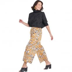 BURU White Label Clothing Boxy Turtleneck - Black Marble