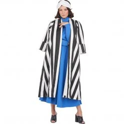 BURU White Label Side Zip Turtleneck Dress - Blue Clothing