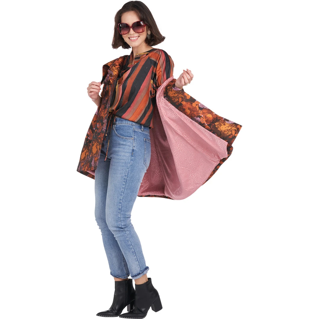 BURU White Label Drawstring Henley Blouse - Multi Stripe - Final Sale Clothing 10 BURU White Label Drawstring Henley Blouse - Multi Stripe - Final Sale Clothing