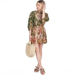 BURU White Label Smocked Skirt Mini - Blush Floral - Final Sale Clothing 21 BURU White Label Smocked Skirt Mini - Blush Floral - Final Sale Clothing