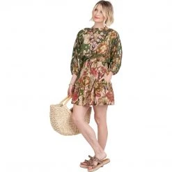 BURU White Label Smocked Skirt Mini - Blush Floral - Final Sale Clothing 26 BURU White Label Smocked Skirt Mini - Blush Floral - Final Sale Clothing