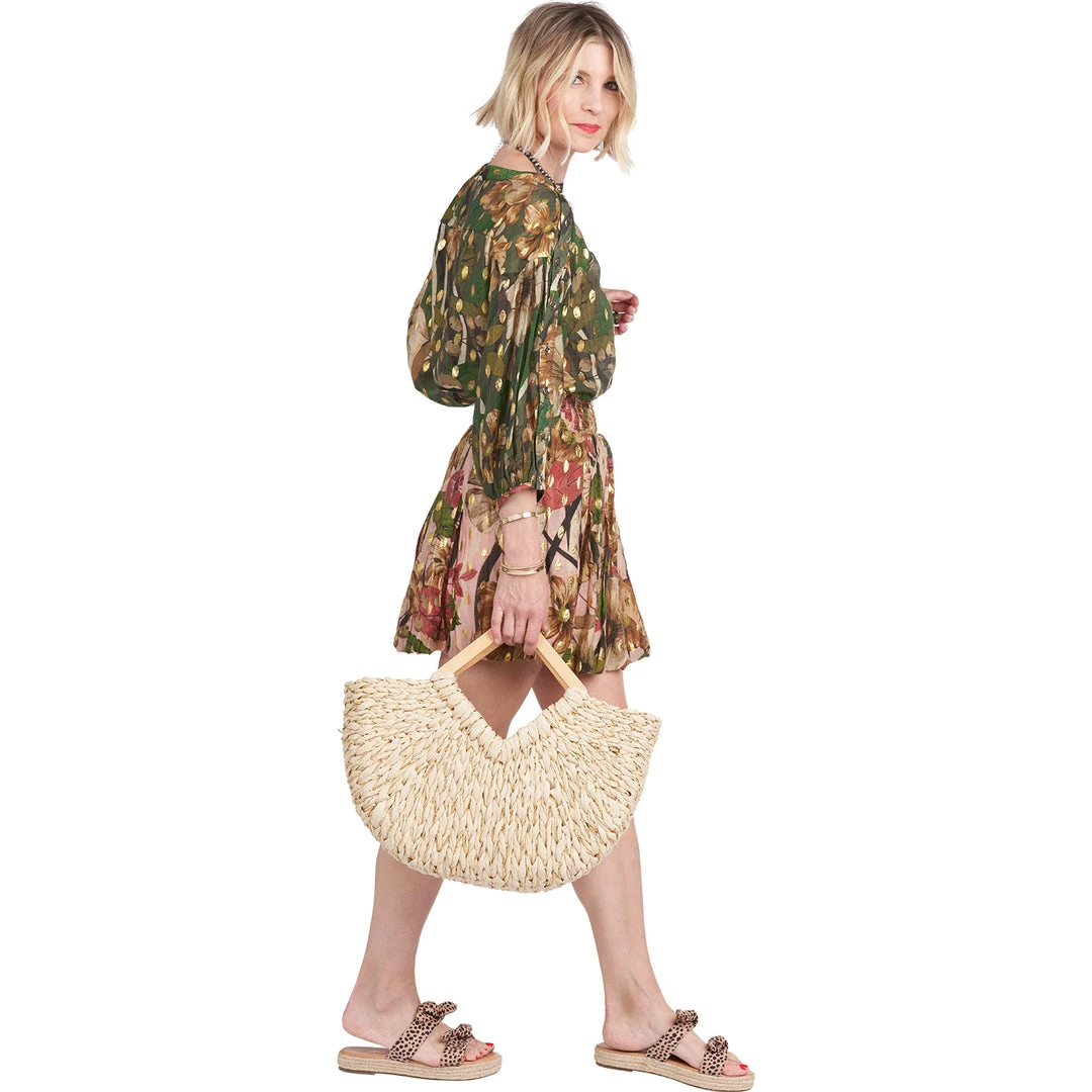 BURU White Label Smocked Skirt Mini - Blush Floral - Final Sale Clothing 6 BURU White Label Smocked Skirt Mini - Blush Floral - Final Sale Clothing